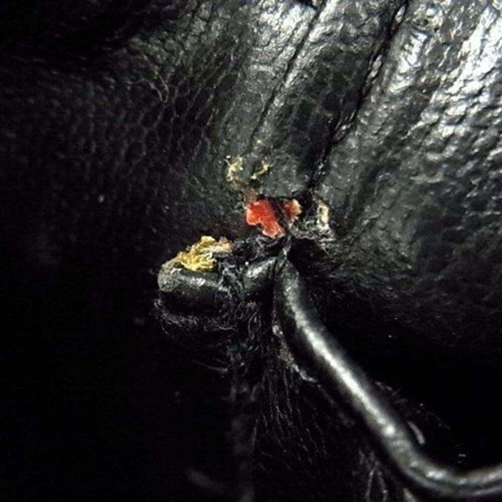 CHANEL Black Lambskin Leather Logo Vanity Bag - Picture 8 of 8